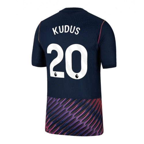 Pánský Fotbalový dres Tottenham Hotspur Mohammed Kudus #20 2026-27 Venkovní Krátký Rukáv